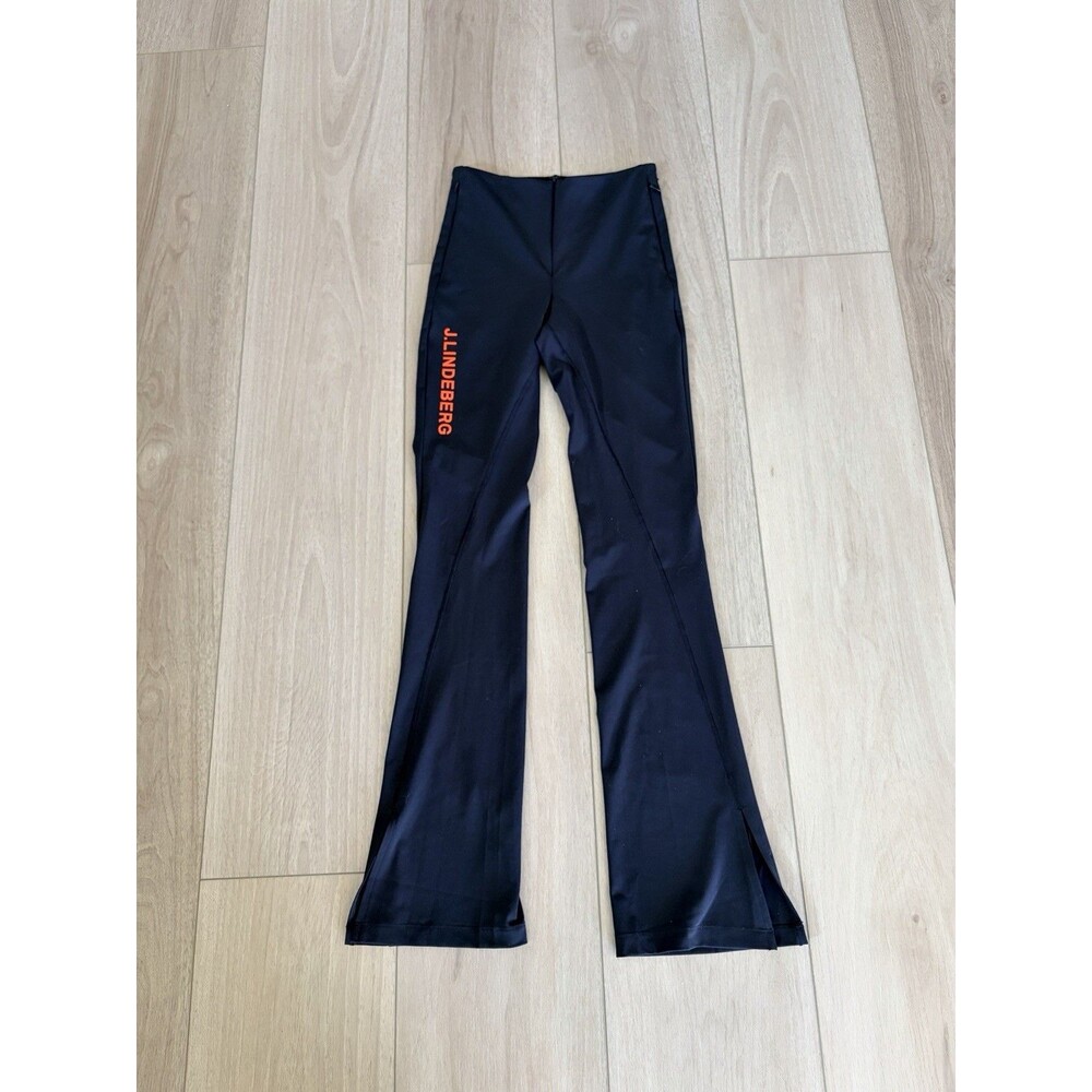 NWT J.Lindeberg Womens Loki GOLF PANTS Bootcut Black Size XS
